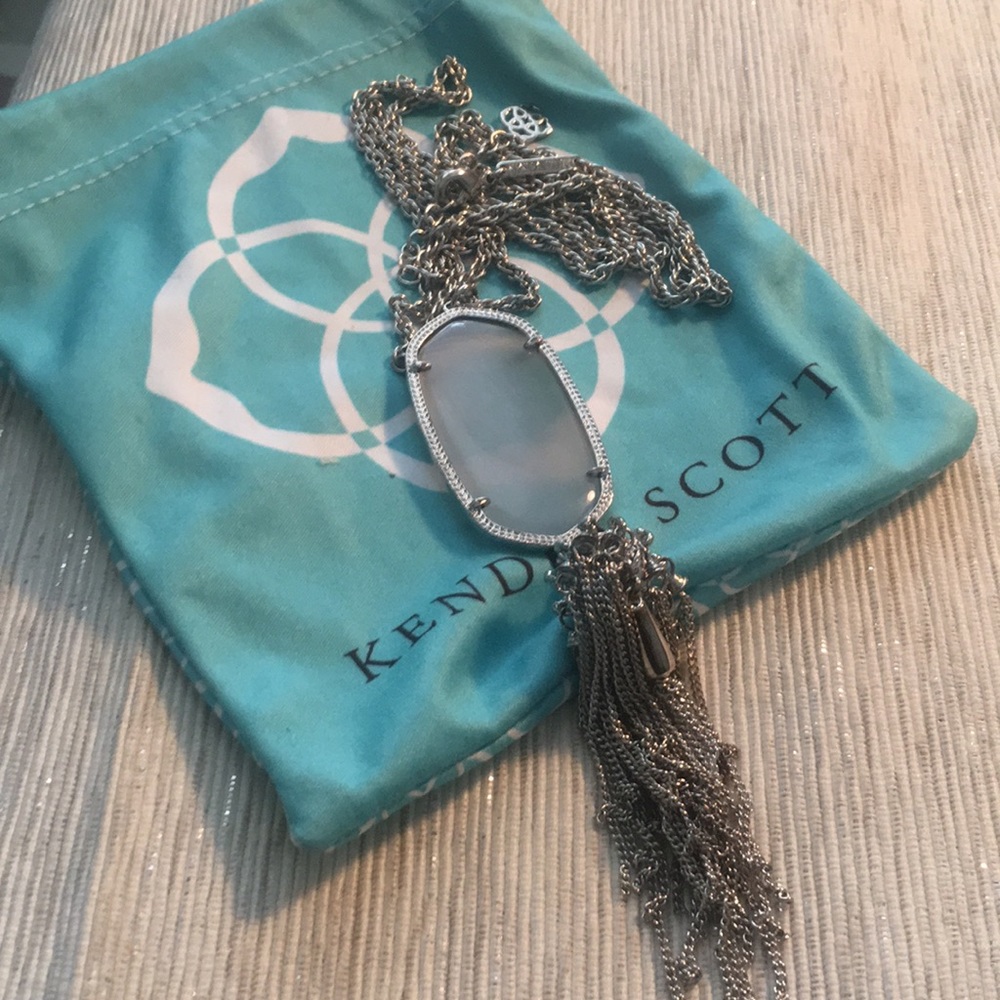 Kendra Scott Rayne Necklace Iridescent Slate
